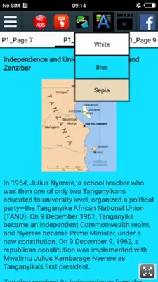 Historia ya Tanzania - EN/SWA android App screenshot 1