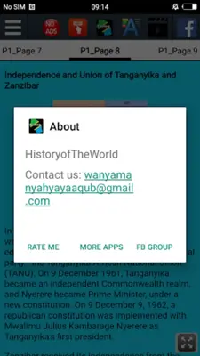 Historia ya Tanzania - EN/SWA android App screenshot 2