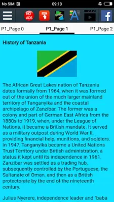 Historia ya Tanzania - EN/SWA android App screenshot 5