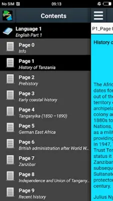 Historia ya Tanzania - EN/SWA android App screenshot 7